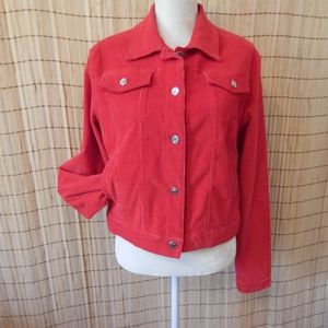 Vintage Red corduroy jacket - size XL